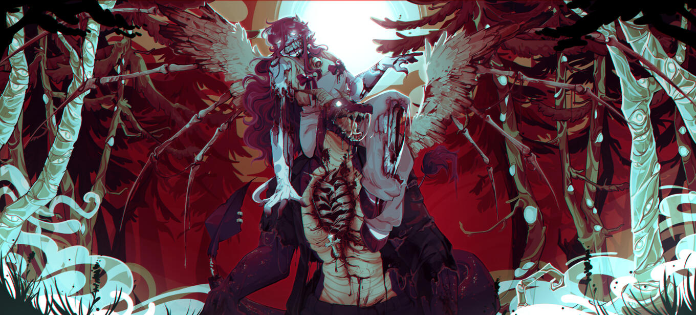 2 character halfbodies + bg
