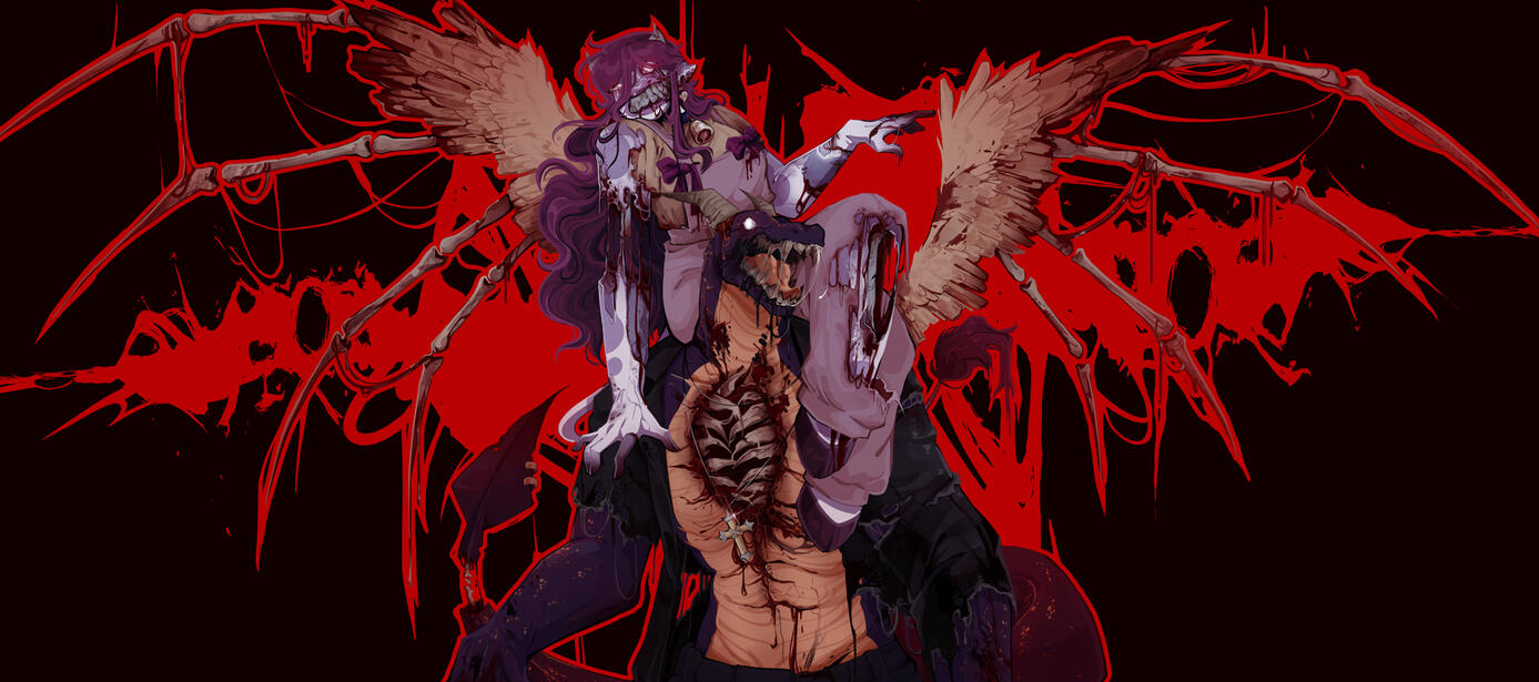 2 character halfbodies + bg